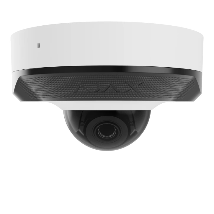 8 Mp дротова охоронна IP-камера Ajax DomeCam Mini (8 Mp/4 mm) White, фото 1