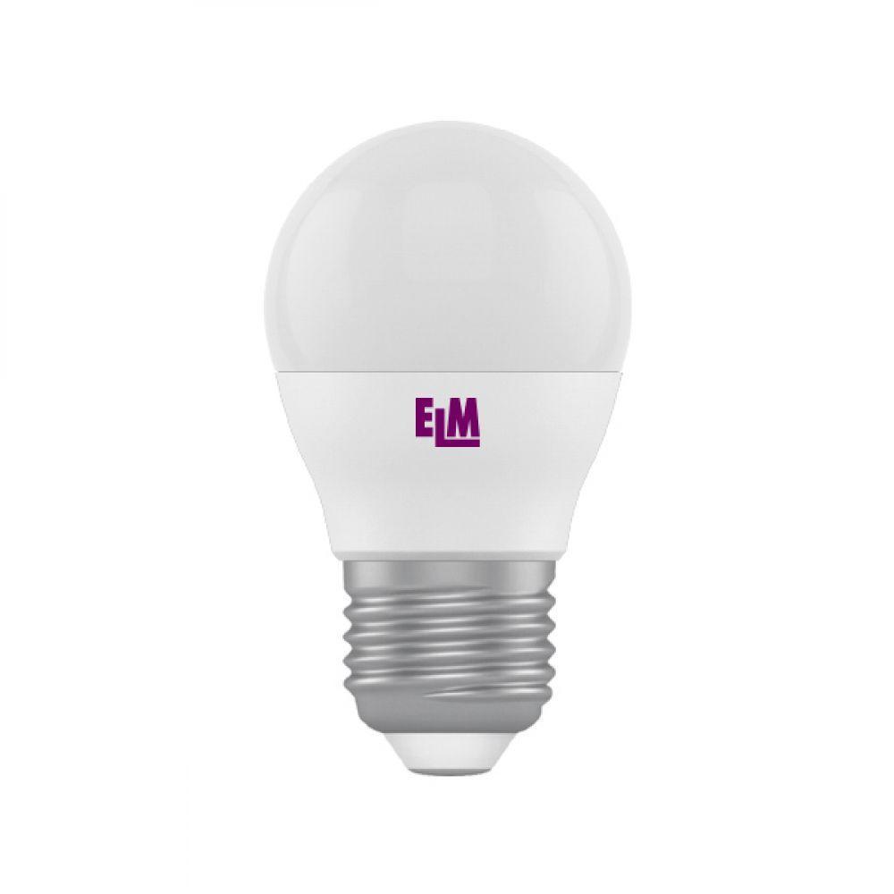 Світлодіодна лампа ELM D45 4W PA10 E27 4000 ELM (18-0085) Білий