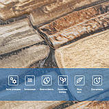 Панель стінова 3D 680*680*4mm коричневий сланець (D) SW-00002002, фото 4