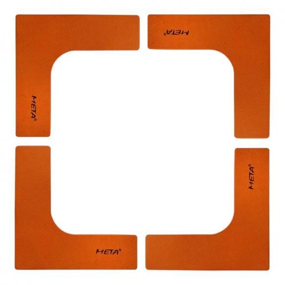 Набір плоских фішок Meta Flat Corner Marker Set of 4 помаранчевий Уні 25х25 см 4004000101
