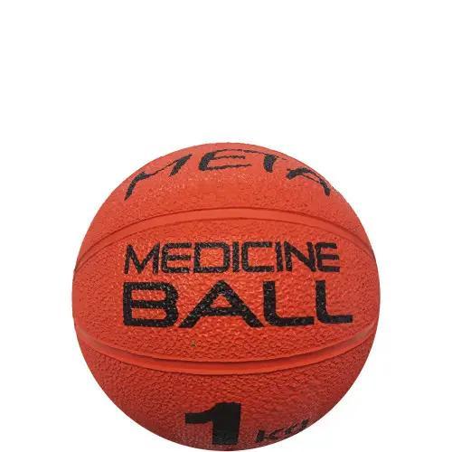 Медбол Meta Colour Medicine Ball 1 kg помаранчевий Уні 19,5 см 3000100100, фото 1