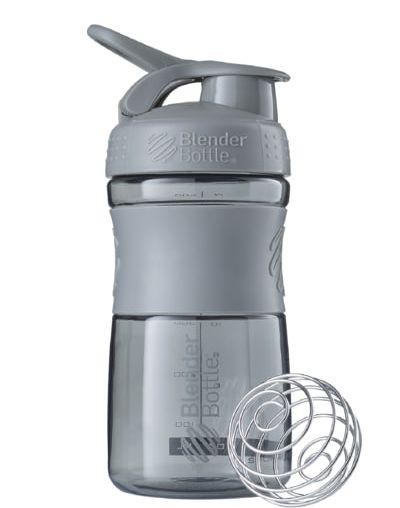 Шейкер спортивний (пляшка) BlenderBottle SportMixer 20oz/590ml Grey (Original), фото 1
