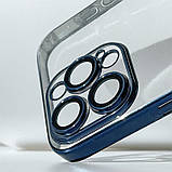 Чохол TPU+PC Glittershine для Apple iPhone 14 Pro (6.1") Dark Blue, фото 6