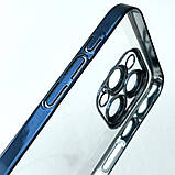 Чохол TPU+PC Glittershine для Apple iPhone 14 Pro (6.1") Dark Blue, фото 8