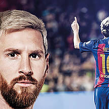 Плакат "Ліонель Мессі, футболіст, Lionel Messi", 60×40см, фото 2