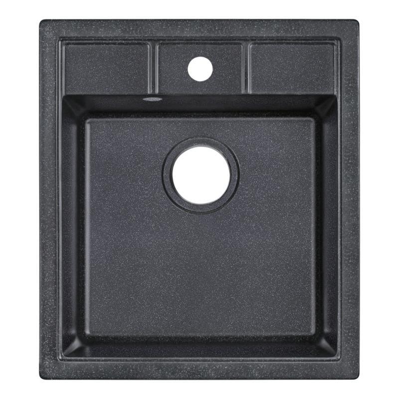 Мийка для кухні кам`яна Lidz BLA-03, 515x455х215 мм