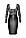 Еротична Жіноча Сукня Noir Handmade F295 Euphoria dress S Чорний (SX0207), фото 5