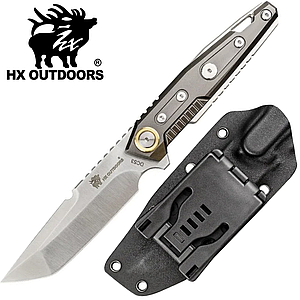 Нож туристический Xiaomi HX Outdoors Heavy Armor Tactical Straight Knife Grey (D-220A)