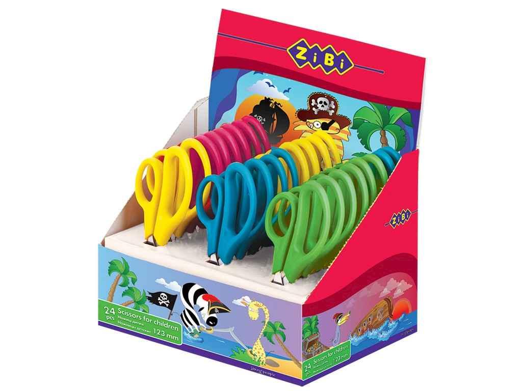 Ножиці дитячі, 123мм ZB.5000 ТМ ZIBI BP, фото 1