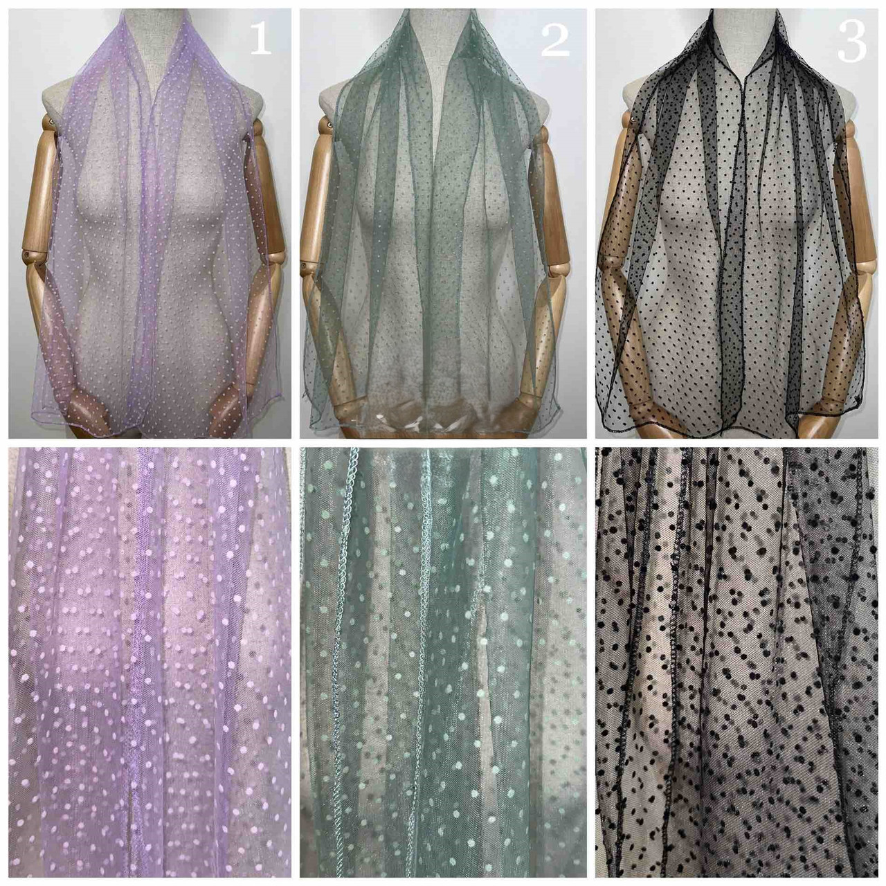 Жіночий шарф горох - Turkey