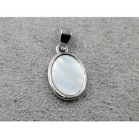 Підвіска 9*17 мм колір Родій гіпоалергенний сплав