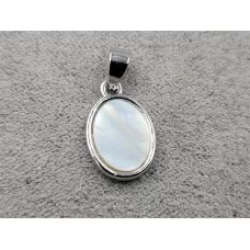 Підвіска 9*17 мм колір Родій гіпоалергенний сплав