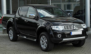 Фаркоп Mitsubishi L200 (пластиковий бампер) (Long база)(2009-2015)(Фаркоп Мітсубісі Л-200)VasTol