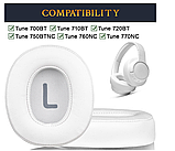 Амбушури earpads JBL Tune 770NC JBL Tune 700BT Tune 710BT Tune 720BT Tune 750BTNC Tune 760NC Колір Білий, фото 2