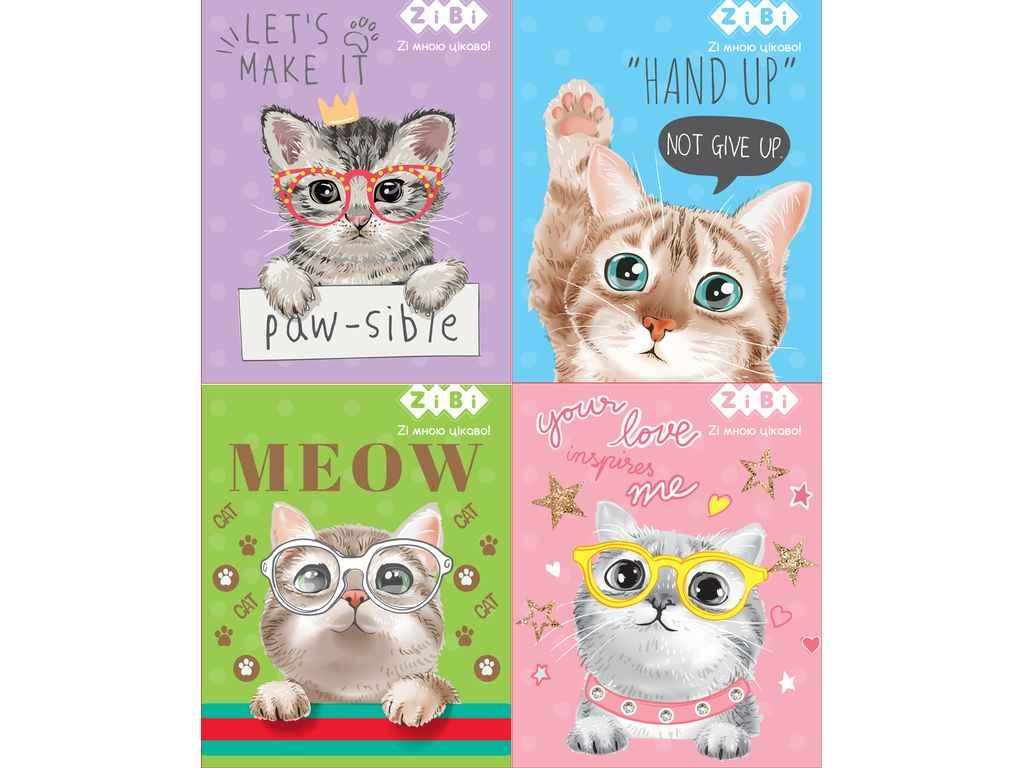 Блокнот на пруж. KITTY, А7, 40арк. карт.обкл., KIDS Line ZB.12102 ТМ ZiBi BP