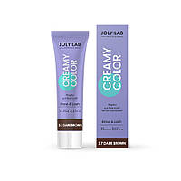 Фарба для брів та вій кремова Joly:Lab Creamy Color | Темно-коричнева 3.7