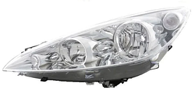 Фара ліва Peugeot 308 08-11 (H7/H1) -AFS +DRL TYC ел., с коррект, з кришкою