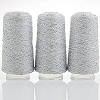 KNOT YARN (Шишибрики Кнот ярн) № 02 срібло (Пряжа фактурний люрекс, нитки для в'язання)