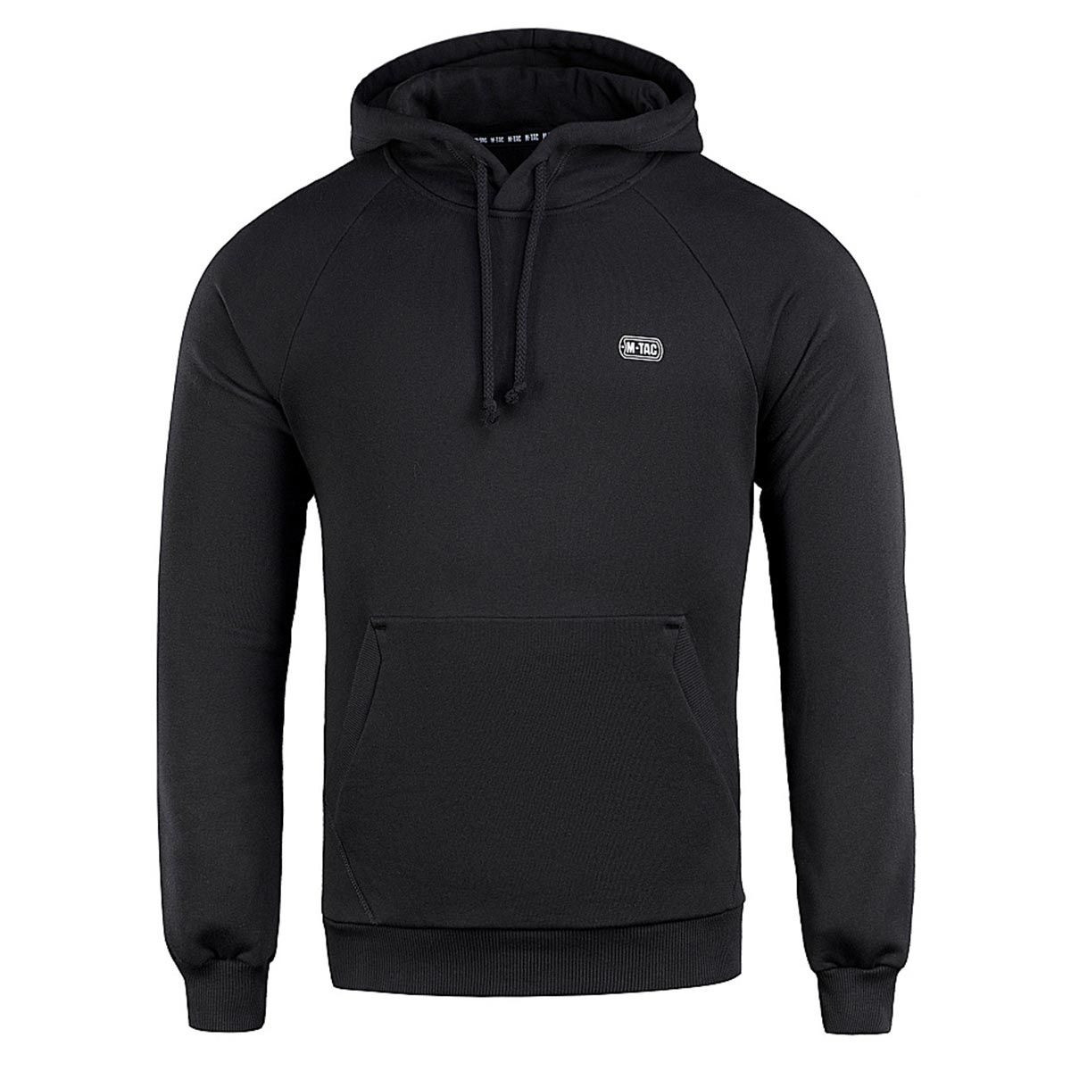 Кофта M-TAC Hoodie Cotton Raglan Black (20483002) РОЗМІР L/Regular