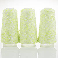 KNOT YARN (Шишибрики Кнот ярн) № 24 салат неон (без люрексу) (Пряжа фактурний люрекс, нитки для в'язання)