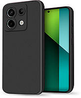 Силіконовий чохол HardCorner Xiaomi Redmi Note 13 Pro 5G (з мікрофіброю) Black