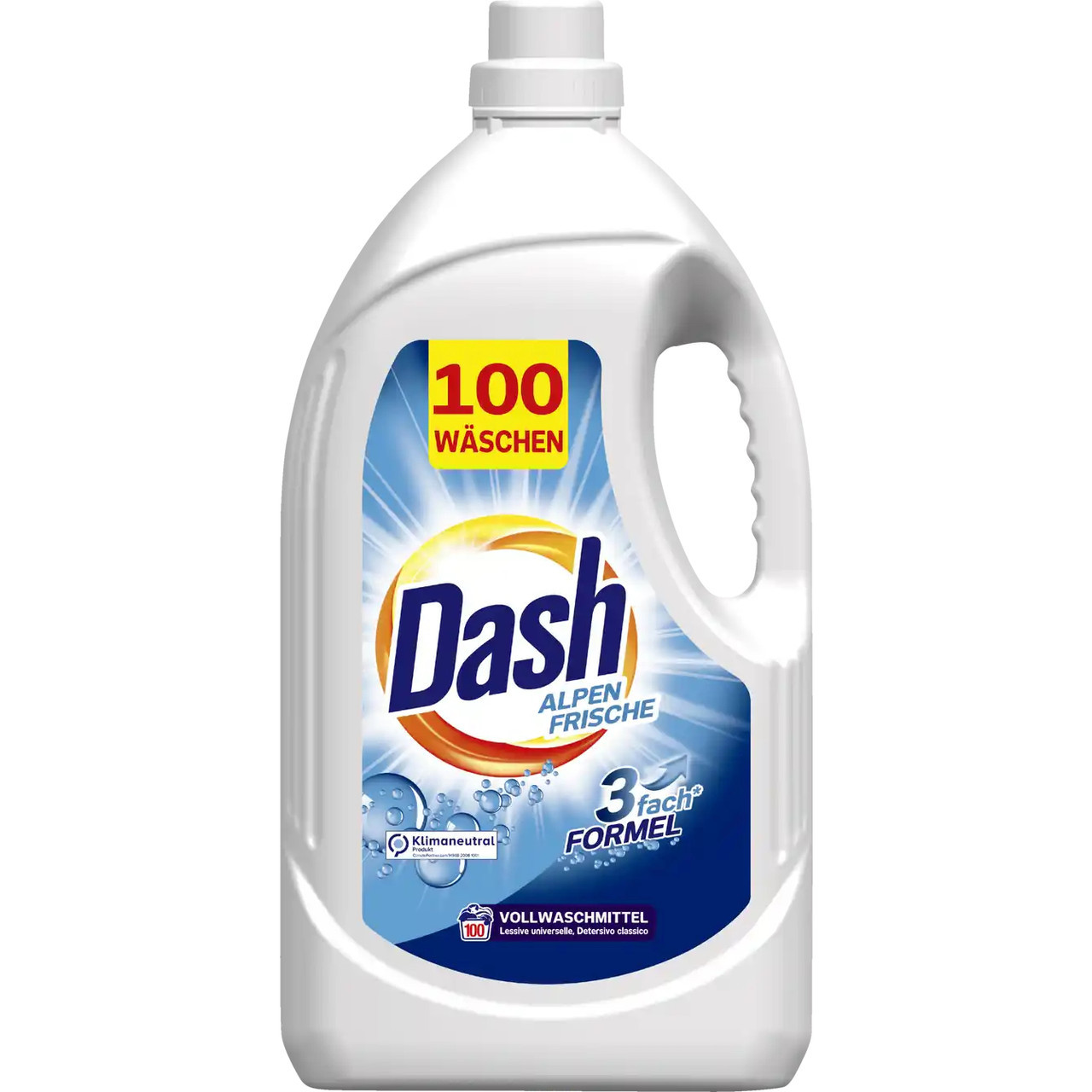 Універсальний гель для прання Dash Alpen Frische 100 прань, 4.95л, фото 1