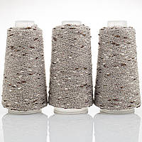 KNOT YARN (Шишибрики Кнот ярн) № 46 мокко (Пряжа фактурний люрекс, нитки для в'язання)