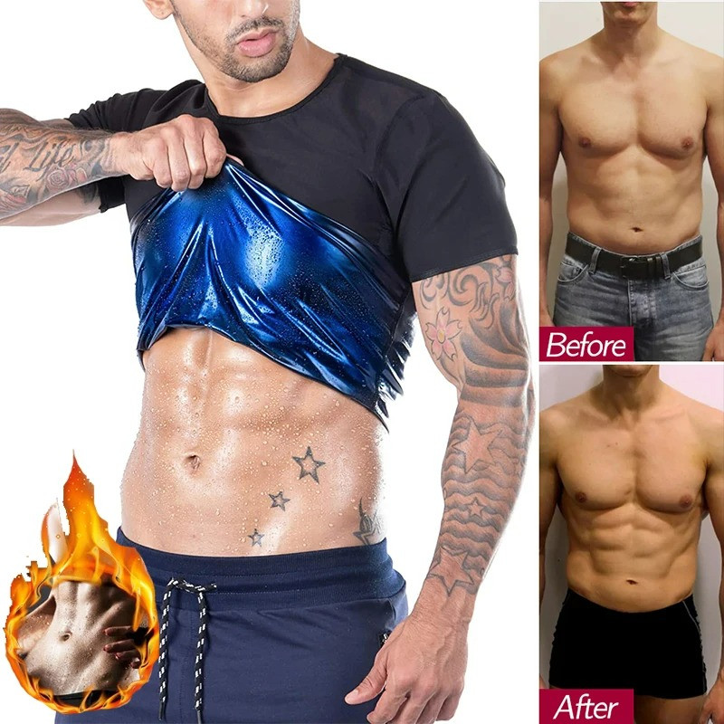 Чоловіча майка для схуднення Sweat Shaper <unk> Майка стягувальна для жінок М/Л/ХЛ/2ХЛ.