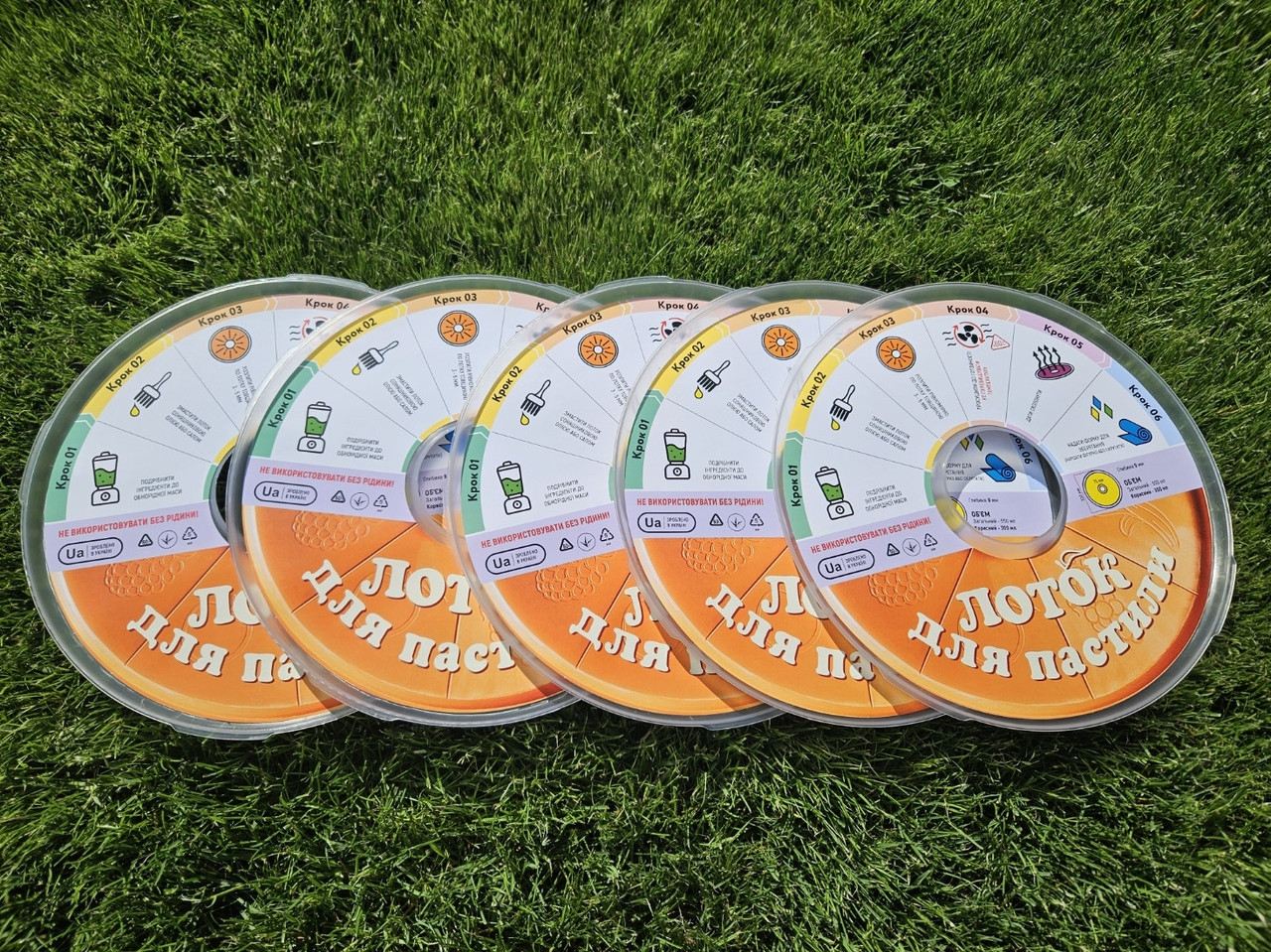 Комплект 5шт лоток для пастили в електросушарку універсальний