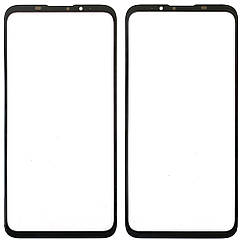 Скло дисплея Meizu 16Xs (чорне з OCA плівкою)