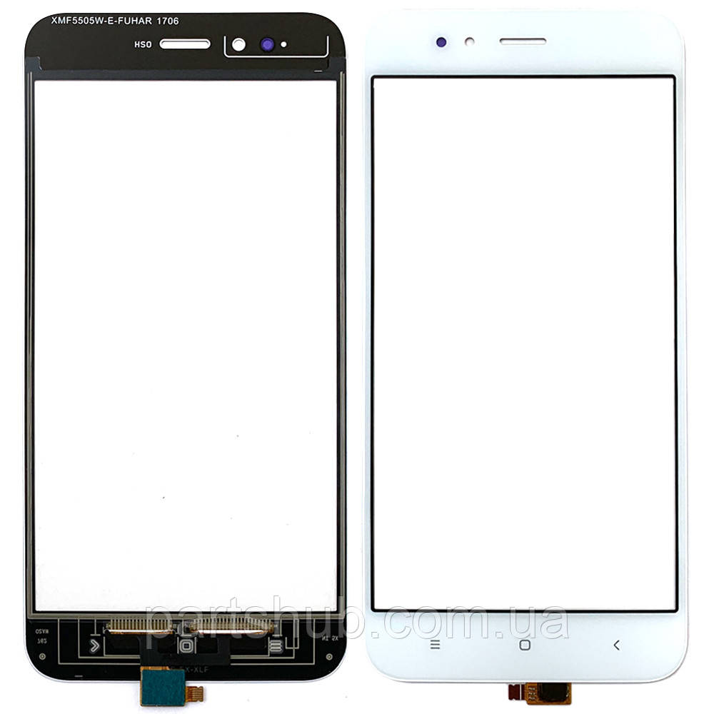 Тачскрін Xiaomi Mi A1 Mi 5X (білий з OCA плівкою), фото 1