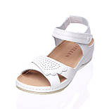 Сандалії жіночі шкіряні Tellus 25-07W Білі, фото 5