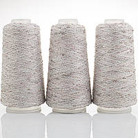 KNOT YARN (Шишибрики Кнот ярн) № 95 нюд з ніжною пудрою (Пряжа фактурний люрекс, нитки для в'язання)