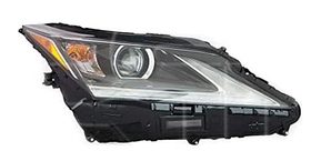 Фара права Lexus RX 15-19  TYC мех., галоген жовта вставка