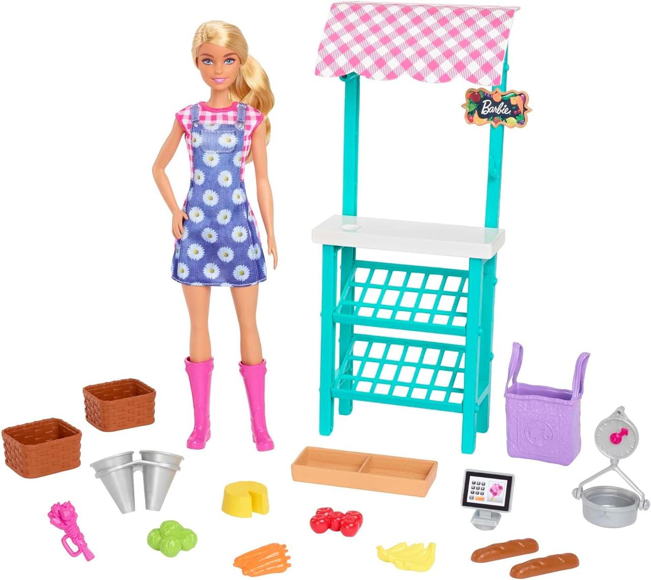 Ігровий набір лялька Барбі Фермерський ринок Barbie Farmers Market HCN22