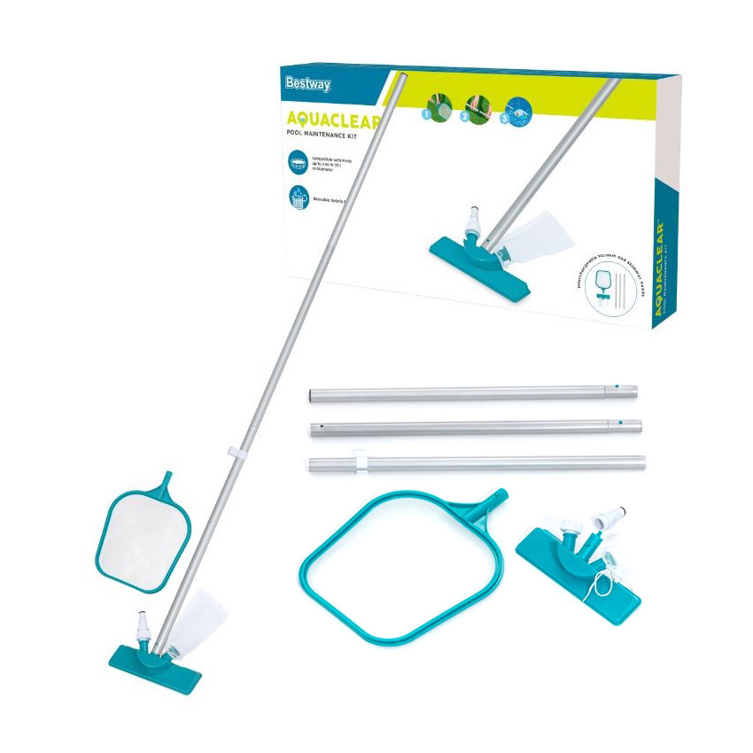 Набір для чищення басейну, пилосос Bestway 58013, фото 1