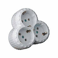 Тройник 16A IP20 Papatya FAR F27 20