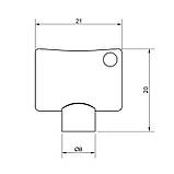 Ключ під кран Маєвського SD Plus SD197, фото 2