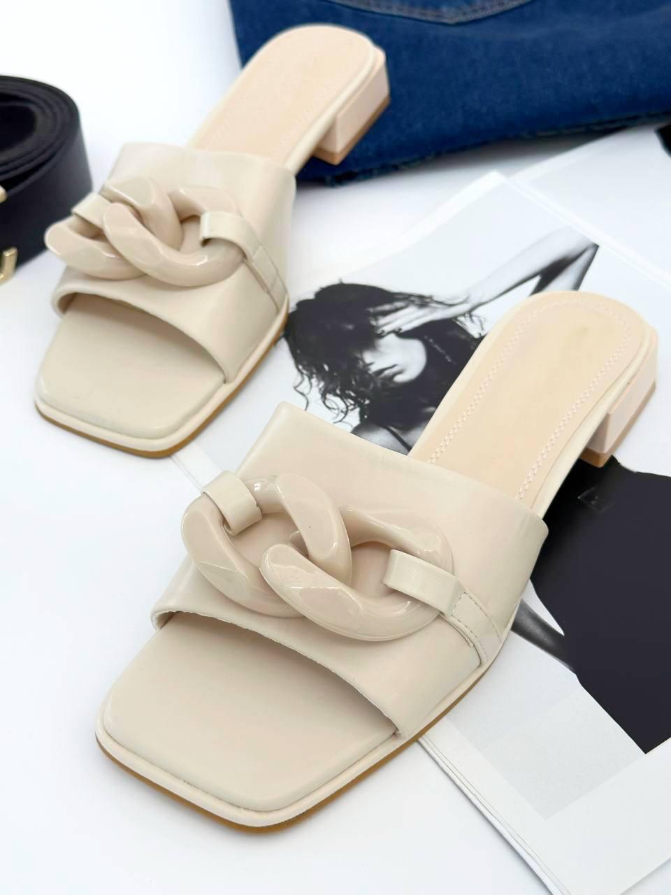 Шльопанці жіночі літні бежеві Б1616, фото 1