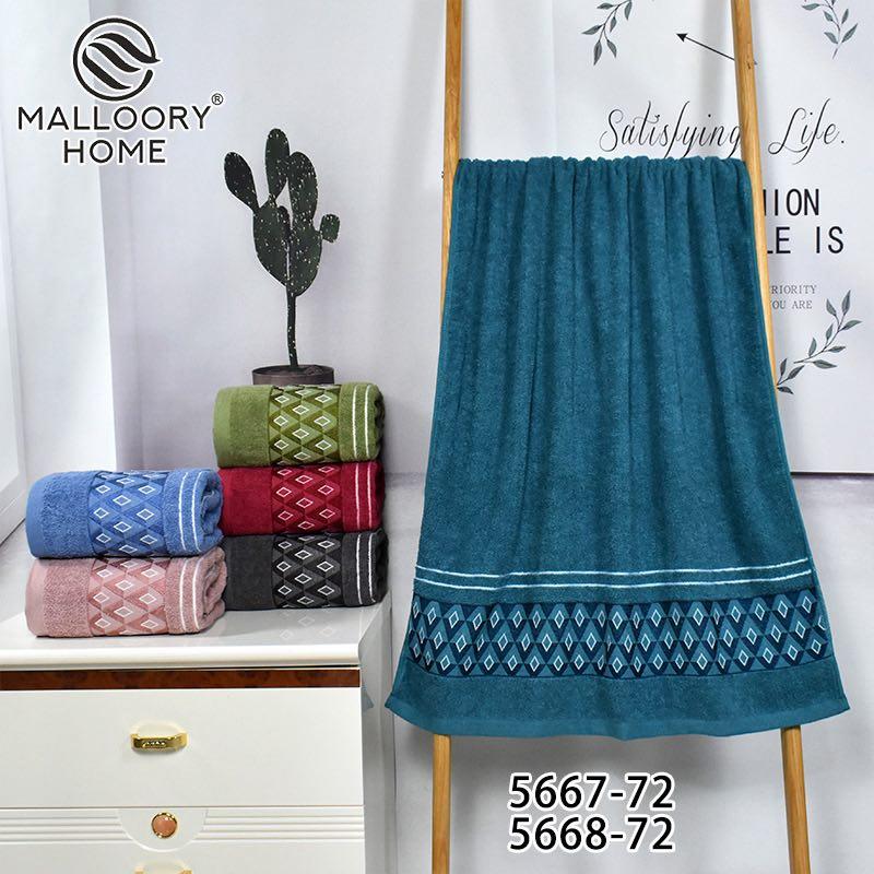 Рушник лицьовий 6 штук махровий Malloory Home розмір 50*100 мікс кольорів