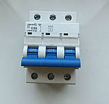 Автоматичний вимикач малогабаритний 3 полюси 3P 50A Lemanso LCB45-3C50 тип С 50Гц, фото 7