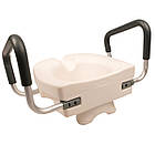 Сидіння-насадка на унітаз Supretto з поручнями (8853), фото 3