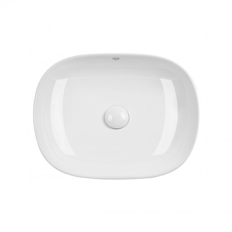 Раковина-чаша Qtap Aquarius 465x375x115 White з донним клапаном QT21112185W