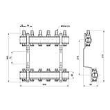 Колектор SD Forte 1" 6 виходів SF002W6, фото 2