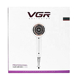 Професійний фен для волосся VGR (2200 Вт, іонізація і 2 режими швидкості) V-414, фото 9