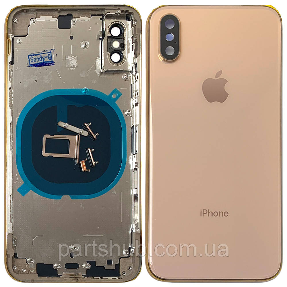 Корпус Apple iPhone XS (золотистий оригінал Китай), фото 1