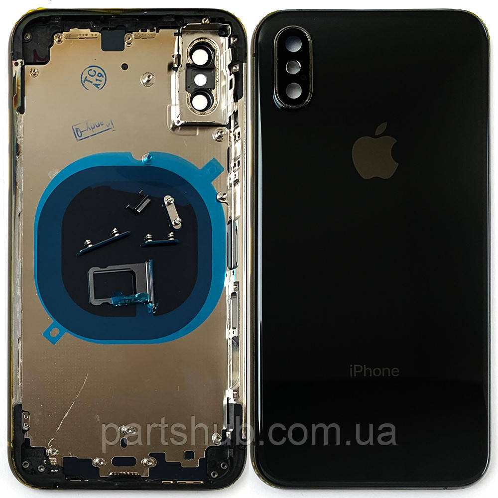 Корпус Apple iPhone XS (чорний оригінал Китай), фото 1