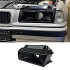 BMW E36 холодний впуск повітряний канал замість фари ABS пластик БМВ Е36 повітрозабірник під патрубок 3 дюйми