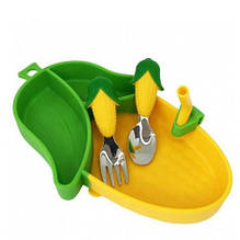 Набір силіконового посуду для прикорму Кукурудза Морквина