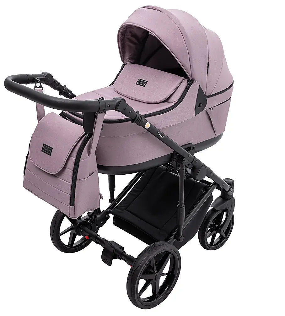Коляска 2 в 1 Adamex Locco Tip TK-109 рожева